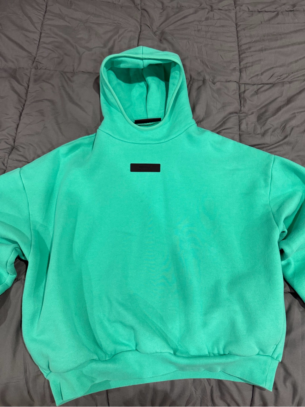 Essentials Mint Green Crewneck Hoodie